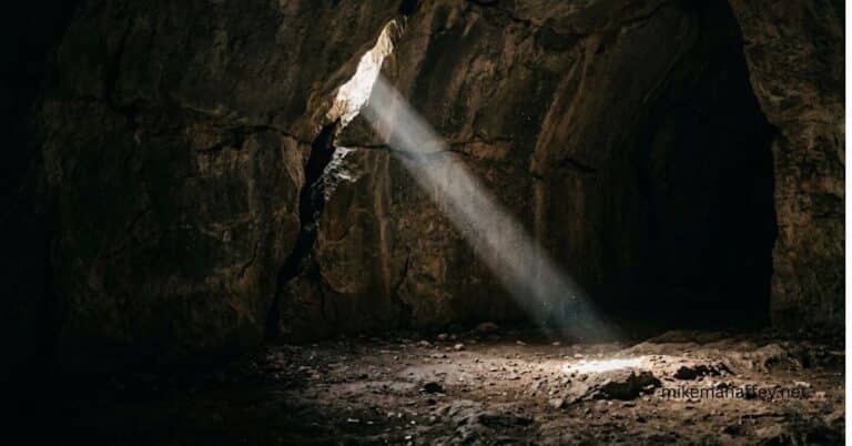 beam of light signifying the holy spirit working in your life