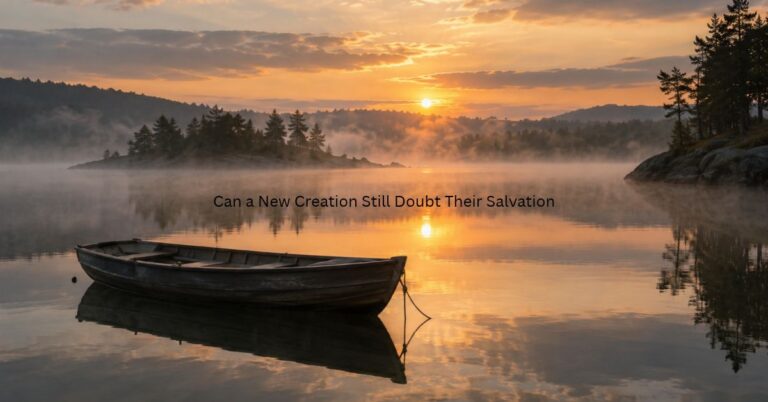 A small wooden boat resting on calm water at dawn, symbolizing steadiness amid uncertainty.